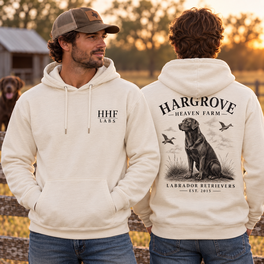 Comfort Colors Ivory Hargrove Hoodie or Crew